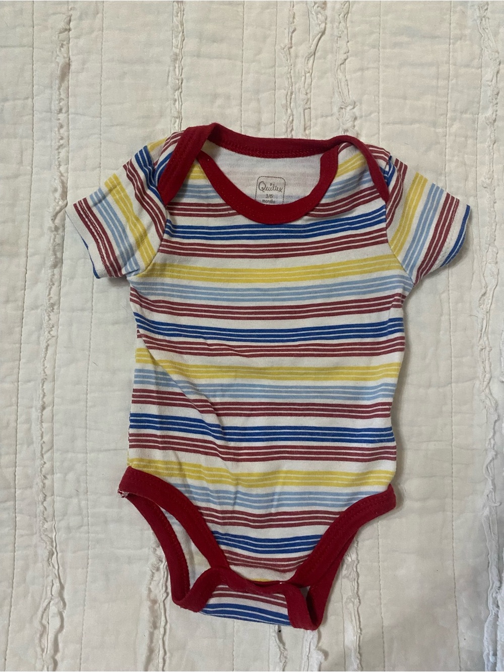 SET OF 5 - Cotton Snap Bodysuits